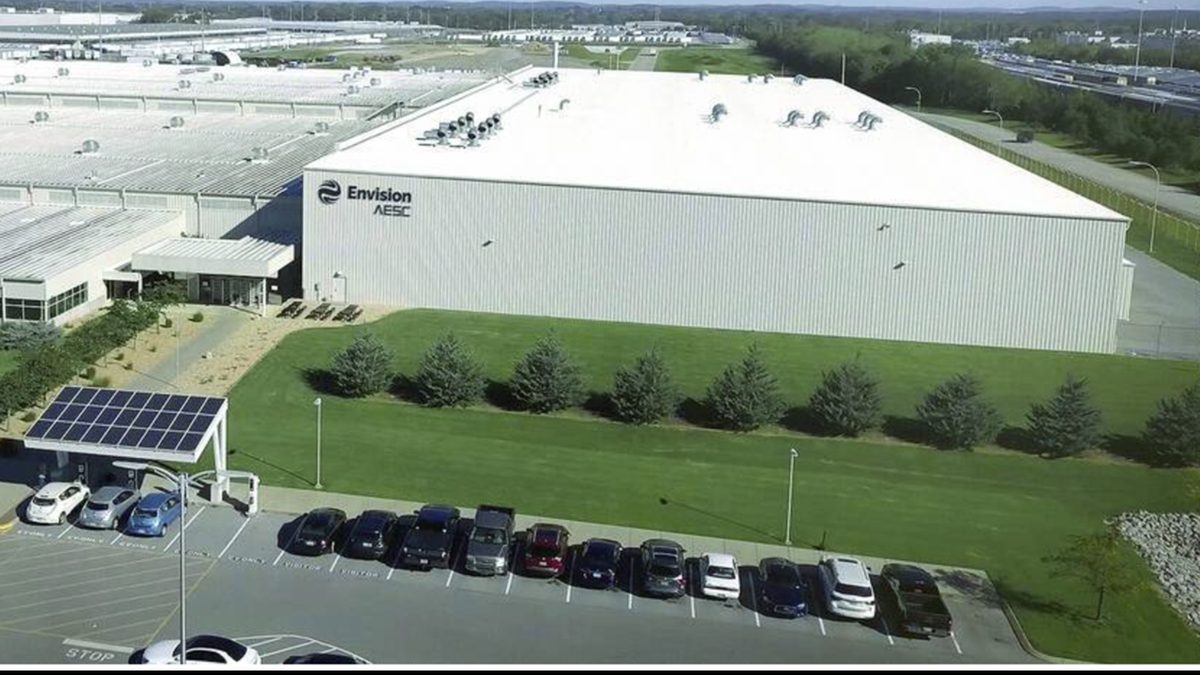 Envision AESC Battery Plant, Smyrna TN